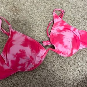 tiedye shein swim top